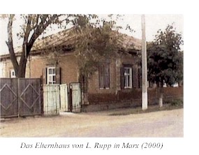 Das Elternhaus von L. Rupp in Marx (2000)
