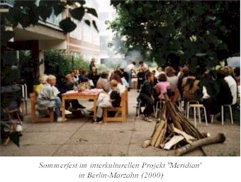 Sommerfest im interkulturellen Projekt -Meridian- in Berlin-Marzahn (2000)